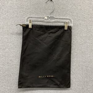 Billy Reid Black Drawstring Dust Bag Garment Storage Travel Shoe Bag 11x14